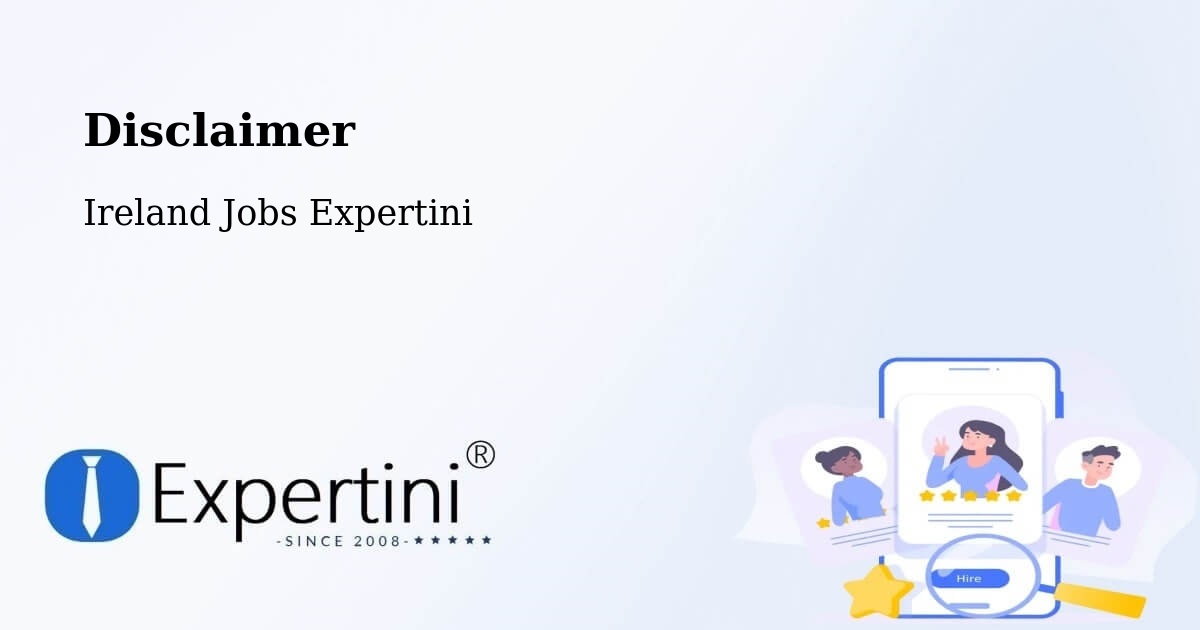 Disclaimer – Arklow - Ireland Jobs Expertini